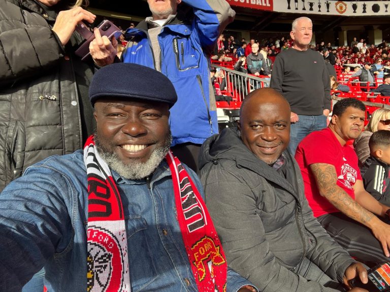 Chief Tony Amechi at Old Trafford